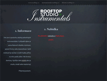 Tablet Screenshot of instrumentals.rooftop.cz